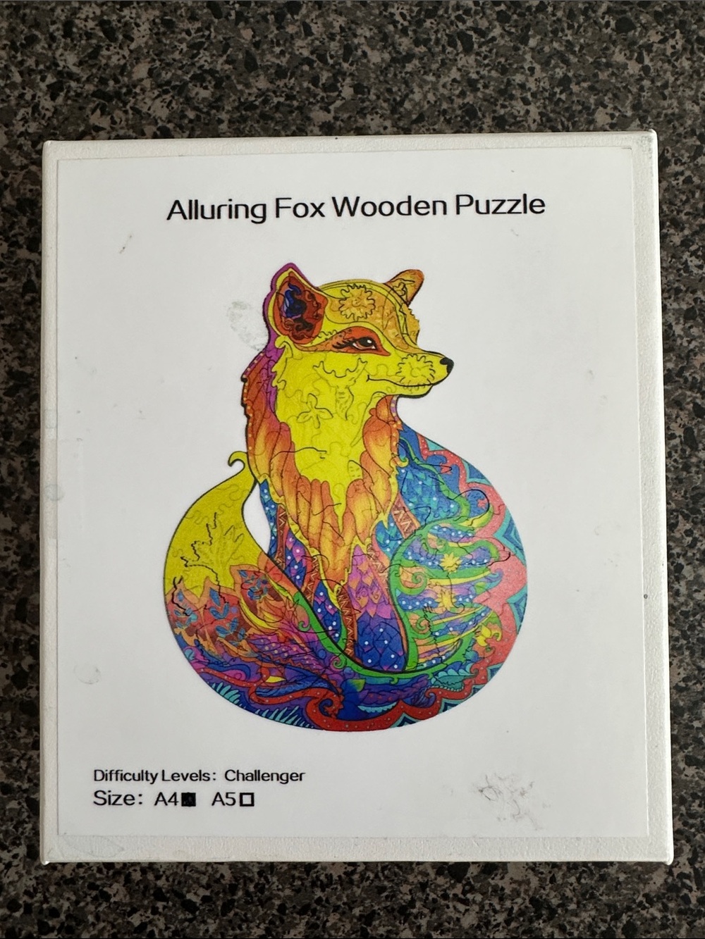 Wood Puzzle of a Fox